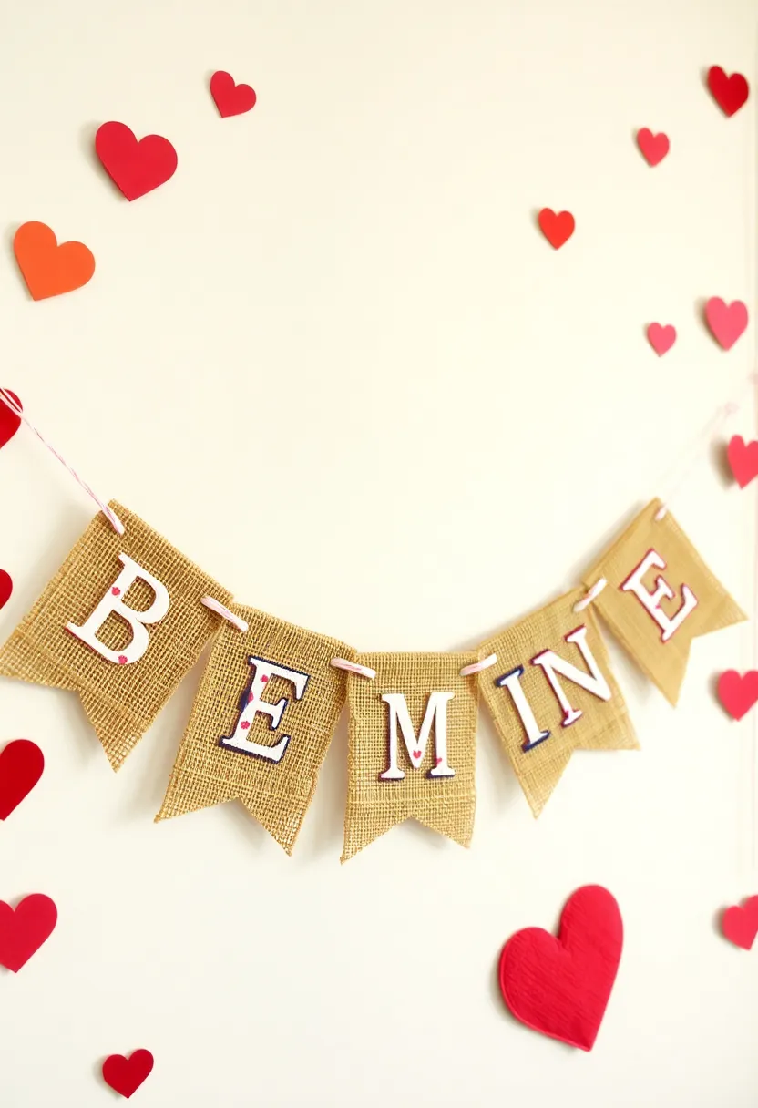 21 Easy DIY Valentine's Day Decorations That Will Fill Your Home with Love! 8 21 Easy DIY Valentine's Day Decorations That Will Fill Your Home with Love! - 5. DIY Love Banners