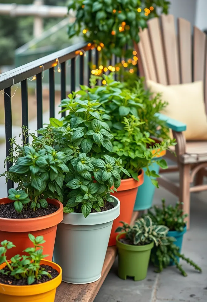 21 Stunning Outdoor Herb Garden Ideas That Will Inspire Your Green Thumb! 7 21 Stunning Outdoor Herb Garden Ideas That Will Inspire Your Green Thumb! - 4. Container Herb Garden