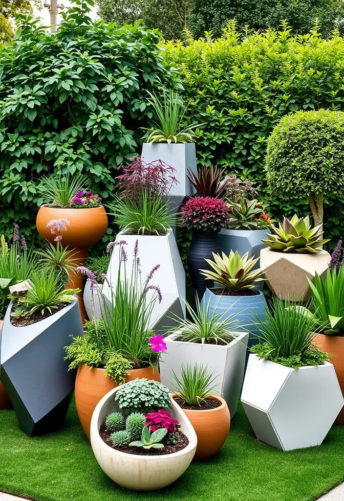 21 Decorative Garden Planters That Will Make Your Neighbors Jealous 15 21 Decorative Garden Planters That Will Make Your Neighbors Jealous (Check Out #12!) - 12. Uniquely Shaped Planters