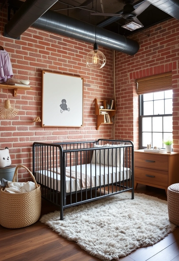 21 Modern Nursery Inspo Ideas That Will Leave You Speechless! 14 21 Modern Nursery Inspo Ideas That Will Leave You Speechless! - 11. Soft Industrial Touches