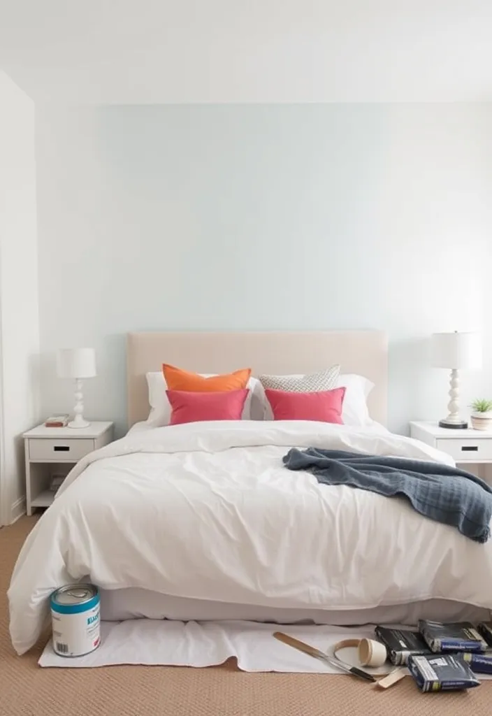 21 Bedroom Refresh Ideas That'll Make You Say 'Wow, I Need This!' 9 21 Bedroom Refresh Ideas That'll Make You Say 'Wow, I Need This!' - 6. Revitalize with Paint