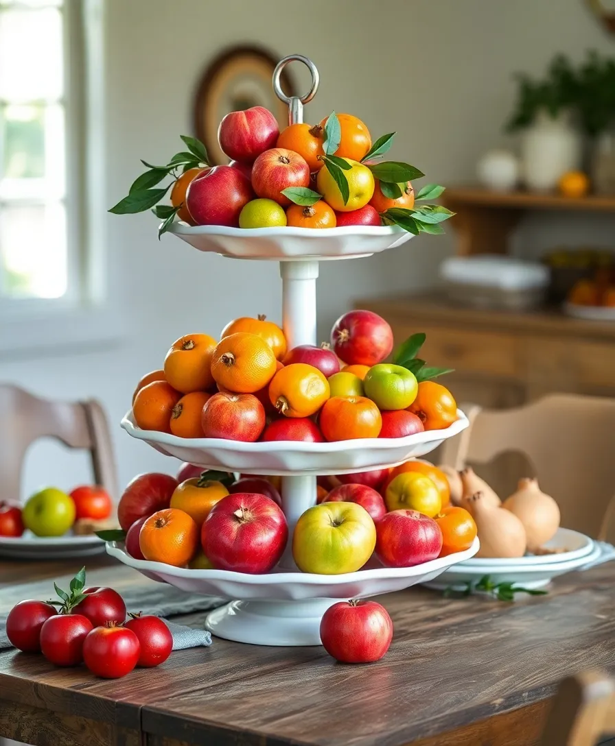 19 Colorful Table Decorations That Will Brighten Up Your Home Instantly! 8 19 Colorful Table Decorations That Will Brighten Up Your Home Instantly! - 5. Colorful Fruit Centerpieces