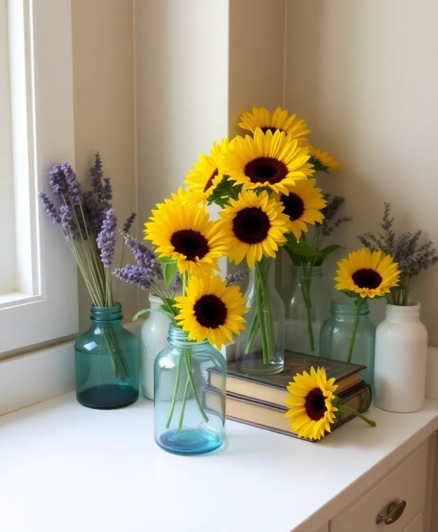 19 Vintage Corner Countertop Decor Inspirations That Will Take You Back in Time! 6 19 Vintage Corner Countertop Decor Inspirations That Will Take You Back in Time! - 2. Vintage Floral Arrangements