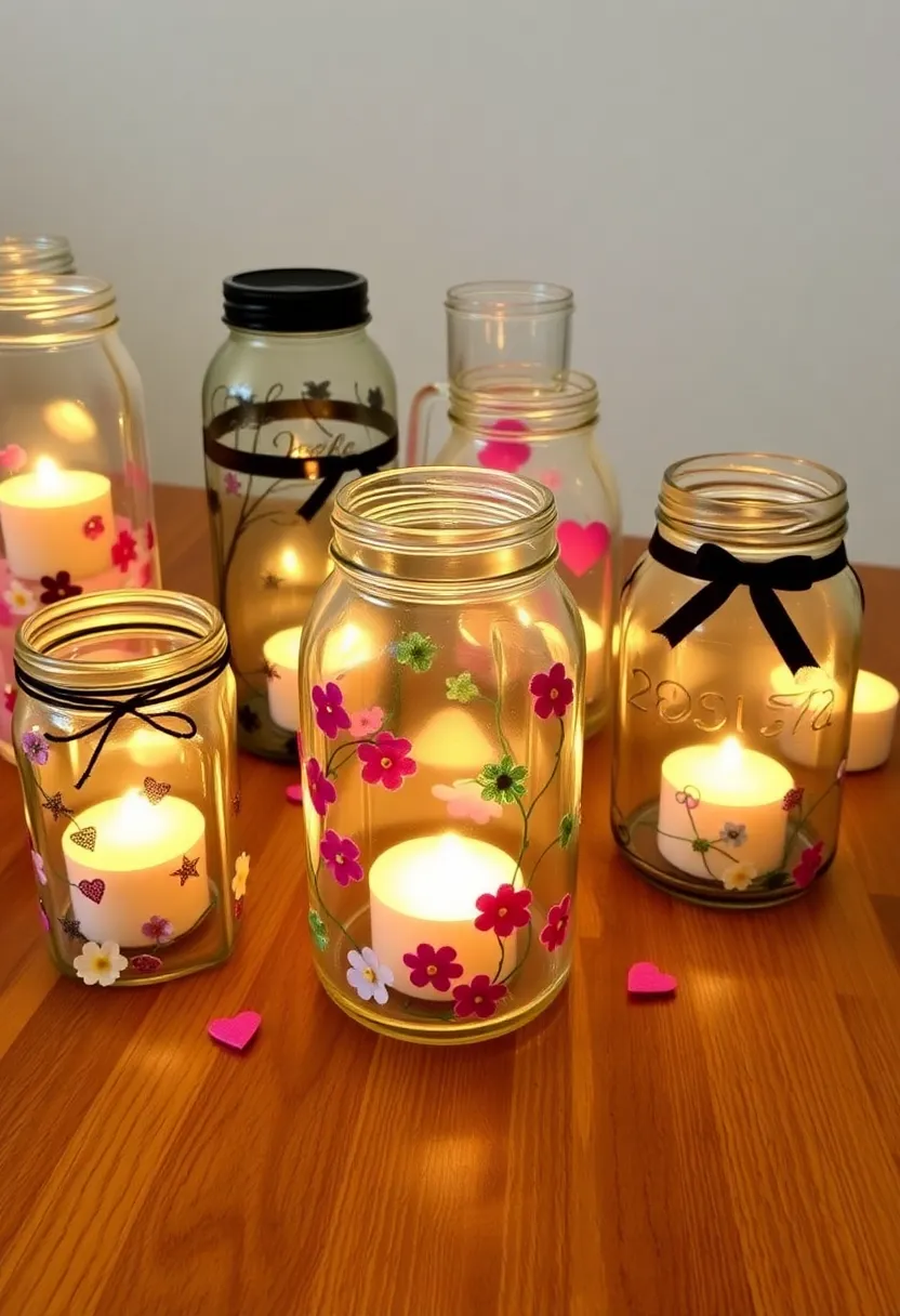 21 Easy DIY Valentine's Day Decorations That Will Fill Your Home with Love! 18 21 Easy DIY Valentine's Day Decorations That Will Fill Your Home with Love! - 15. DIY Love Jar Candle Holders