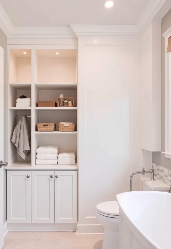 21 Modern Bathroom Ideas That Will Inspire Your Next Renovation 19 21 Modern Bathroom Ideas That Will Inspire Your Next Renovation (You Won't Believe #15!) - 16. Custom Storage Solutions