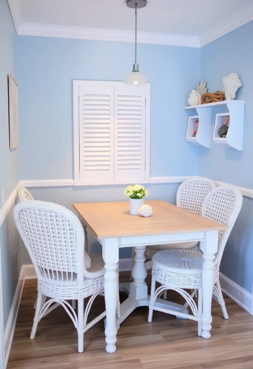 21 Corner Dining Nook Ideas That Will Transform Your Small Space Into a Cozy Retreat! 11 21 Corner Dining Nook Ideas That Will Transform Your Small Space Into a Cozy Retreat! - 8. Coastal Retreat