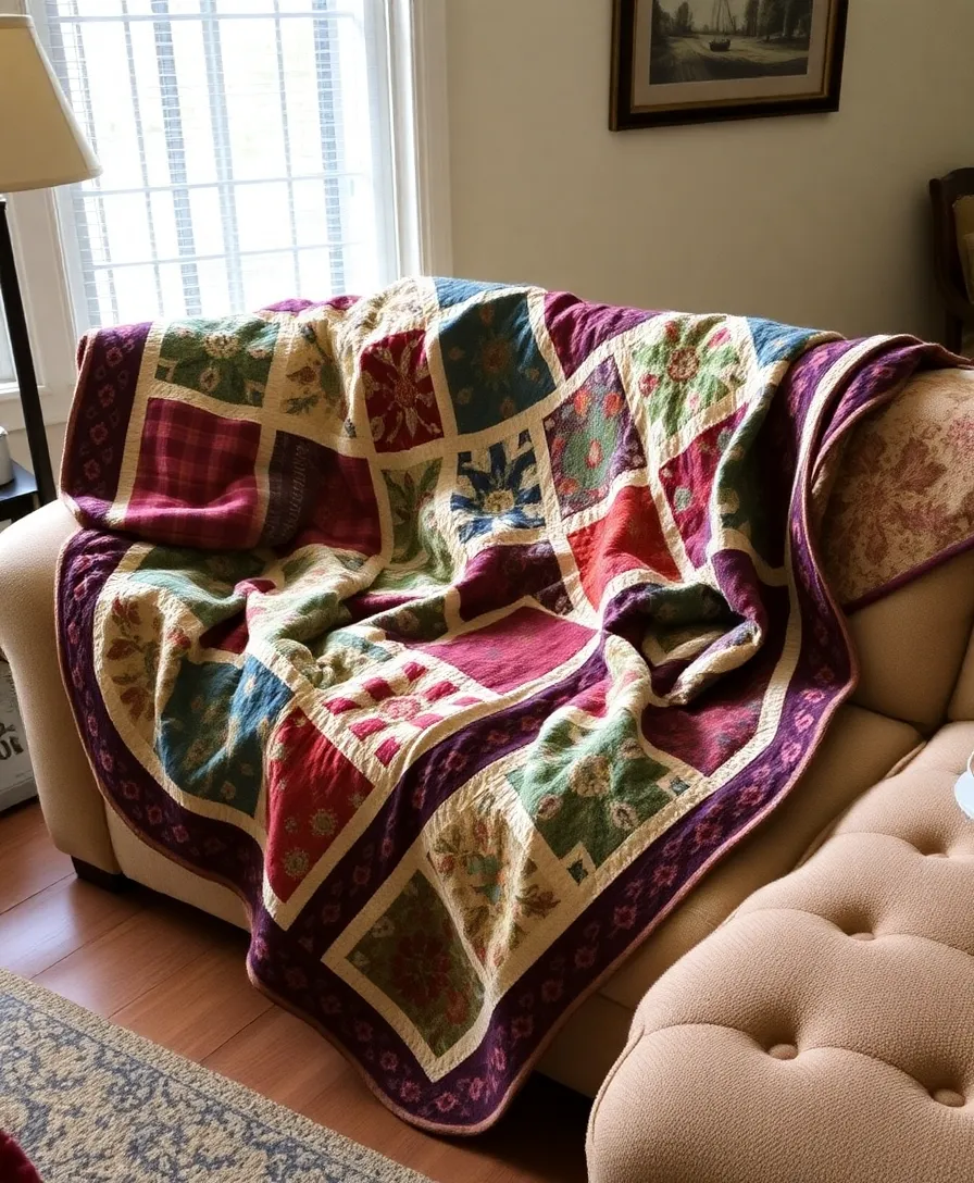 21 Antique Home Decor Ideas That'll Give Your Living Room Timeless Charm 21 21 Antique Home Decor Ideas That'll Give Your Living Room Timeless Charm (You Won't Believe #10!) - 17. Vintage Quilts