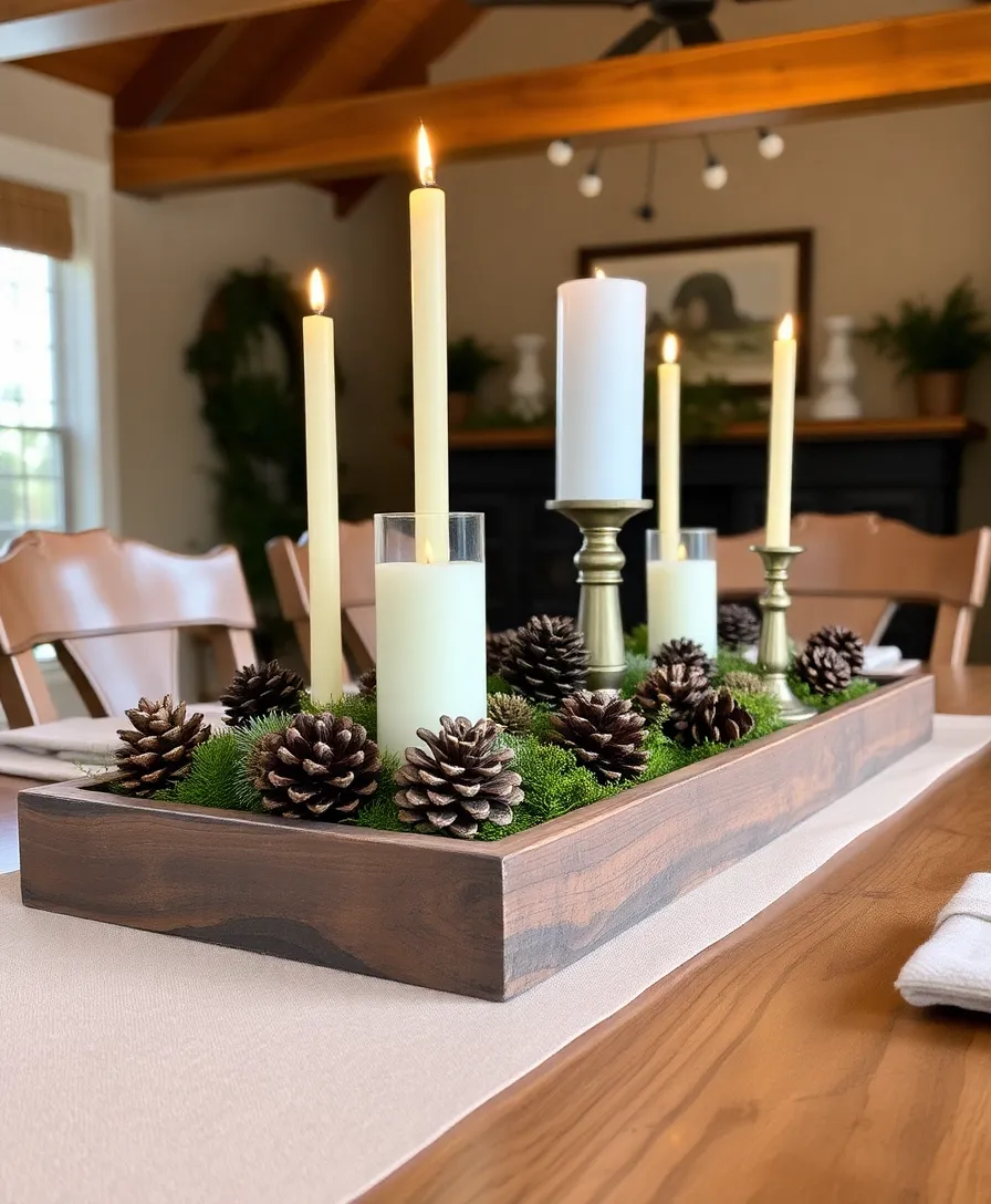 21 Dining Room Table Centerpiece Ideas That Will Transform Your Space 5 21 Dining Room Table Centerpiece Ideas That Will Transform Your Space (You Won't Believe #5!) - 2. Rustic Centerpiece with Natural Elements