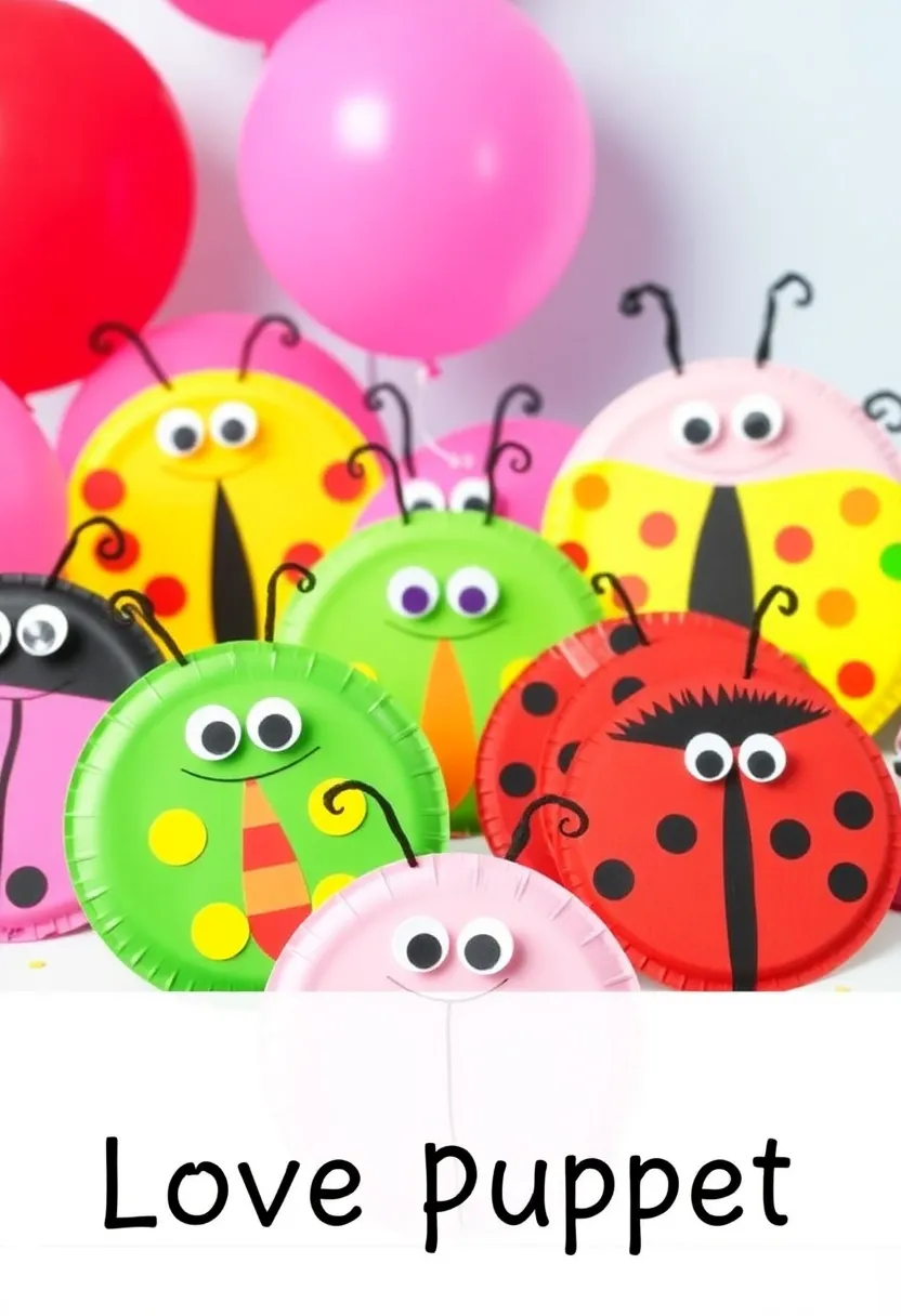 21 Adorable Valentine's Day Crafts for Kids That Will Melt Your Heart 5 21 Adorable Valentine's Day Crafts for Kids That Will Melt Your Heart (You Won't Believe #15!) - 2. Love Bug Puppets