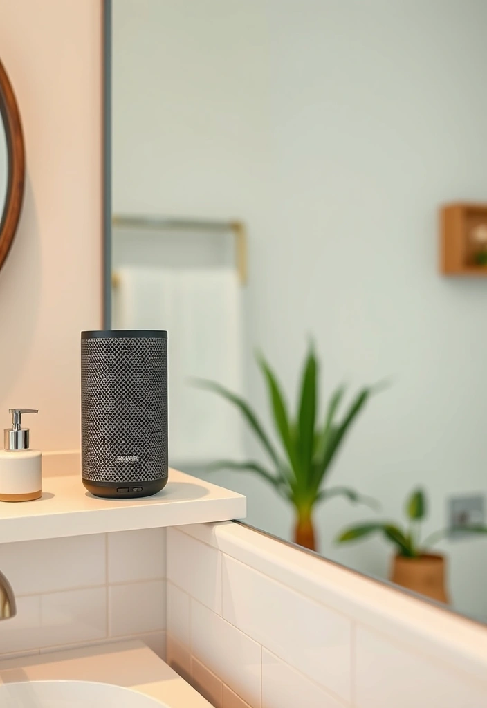 21 Home Spa Bathroom Ideas That'll Transform Your Daily Routine into a Luxurious Escape! - 9. Soundscapes for Relaxation