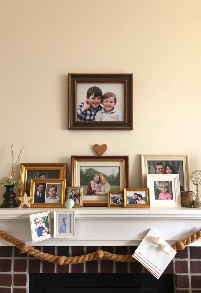 21 Spring Mantel Decorating Ideas That’ll Freshen Up Your Home 24 21 Spring Mantel Decorating Ideas That’ll Freshen Up Your Home (You Won't Believe #14!) - 21. Personal Touches