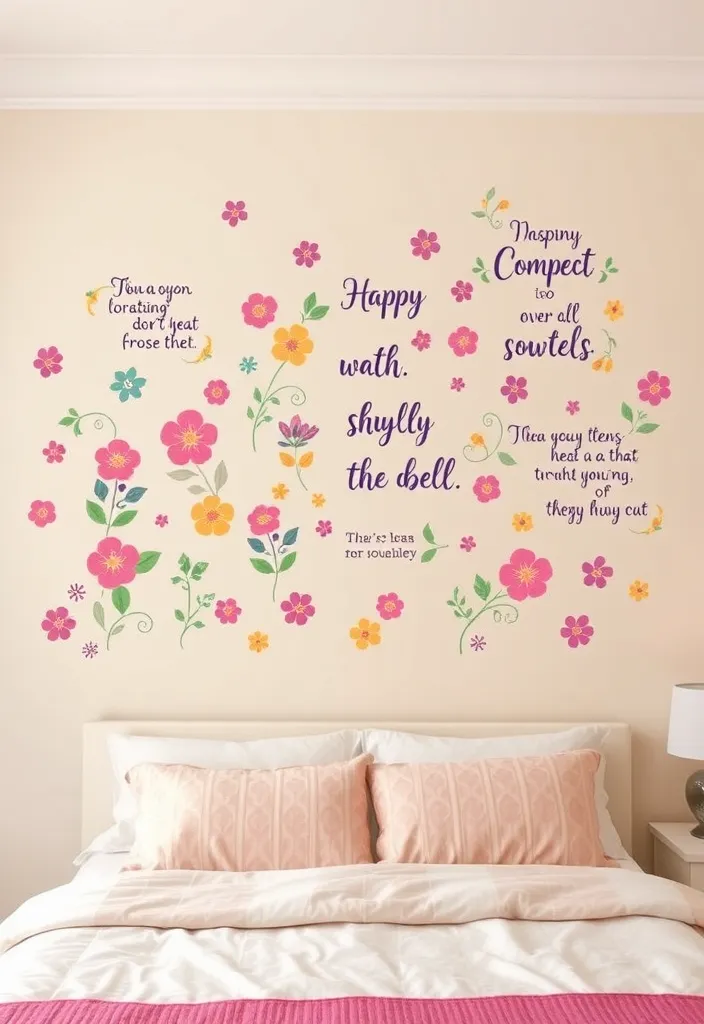 21 Bedroom Refresh Ideas That'll Make You Say 'Wow, I Need This!' 20 21 Bedroom Refresh Ideas That'll Make You Say 'Wow, I Need This!' - 17. Use Wall Decals