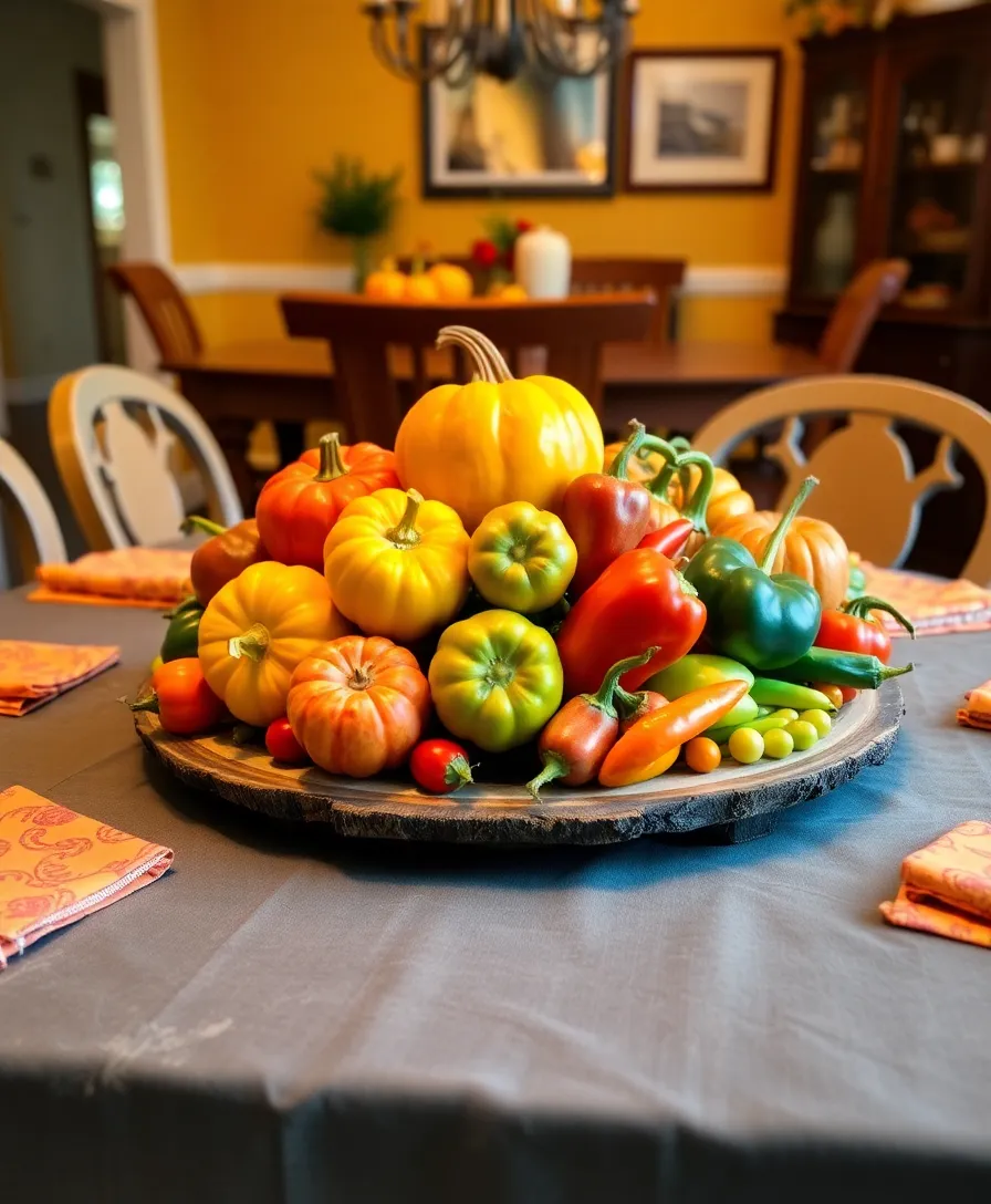 21 Dining Room Table Centerpiece Ideas That Will Transform Your Space 8 21 Dining Room Table Centerpiece Ideas That Will Transform Your Space (You Won't Believe #5!) - 5. Whimsical Fruit and Veggie Display