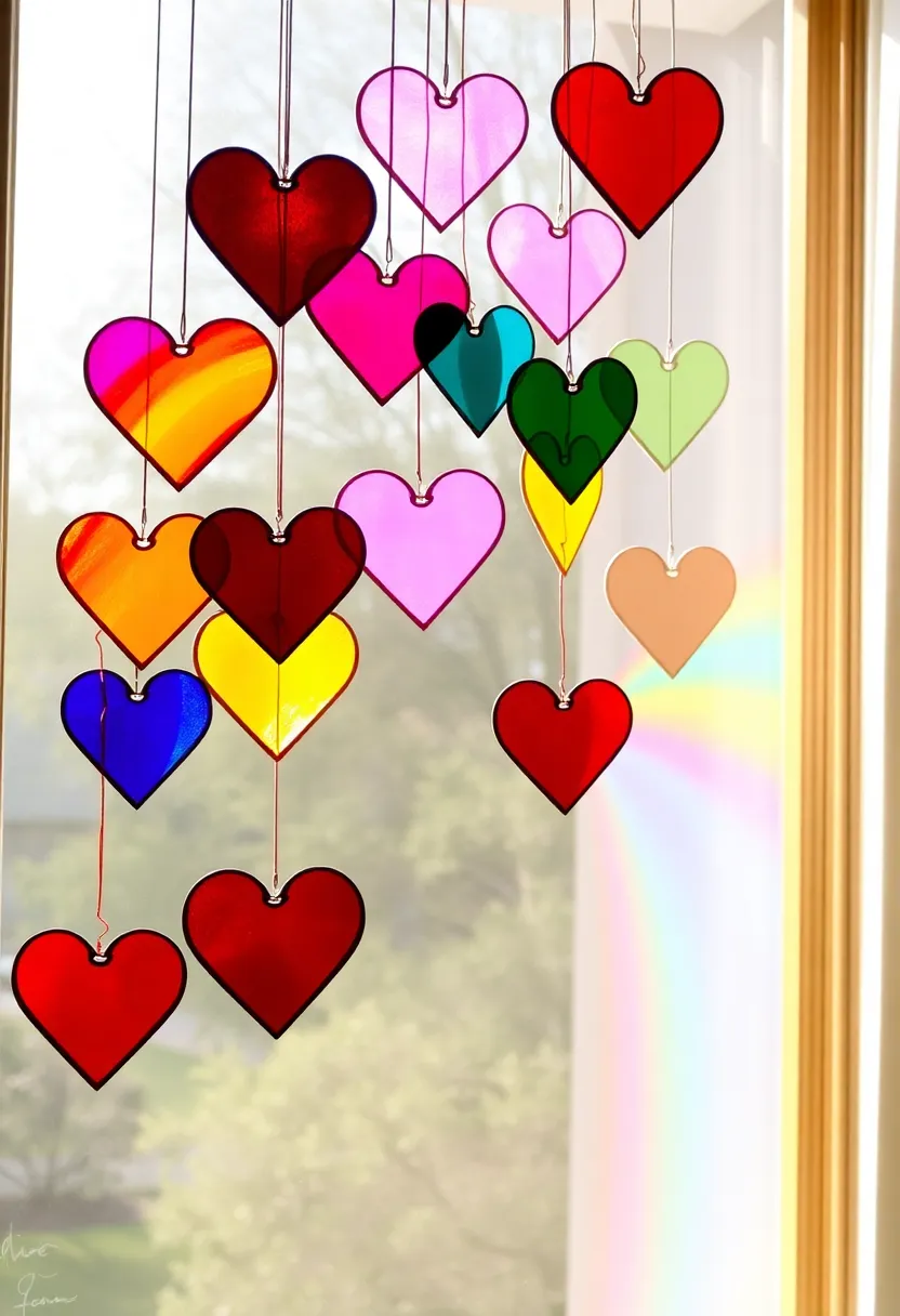 21 Adorable Valentine's Day Crafts for Kids That Will Melt Your Heart 23 21 Adorable Valentine's Day Crafts for Kids That Will Melt Your Heart (You Won't Believe #15!) - 20. Heart Sun Catchers