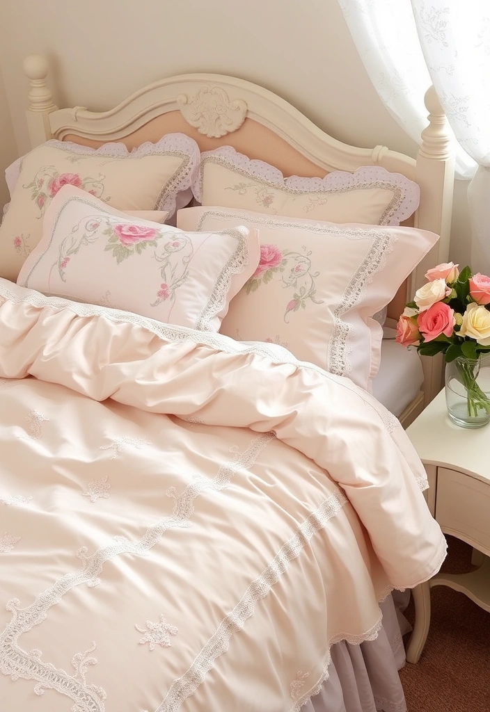 21 Vintage Princess Aesthetic Bedroom Ideas 16 21 Vintage Princess Aesthetic Bedroom Ideas - 13. Romantic Bed Linens