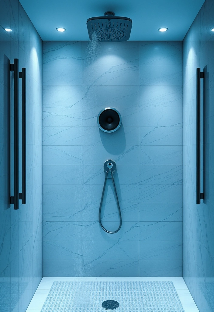 19 Luxury Bathroom Remodel Shower Ideas That Will Make You Feel Like Royalty! 17 19 Luxury Bathroom Remodel Shower Ideas That Will Make You Feel Like Royalty! - 14. Ambient Sound Systems