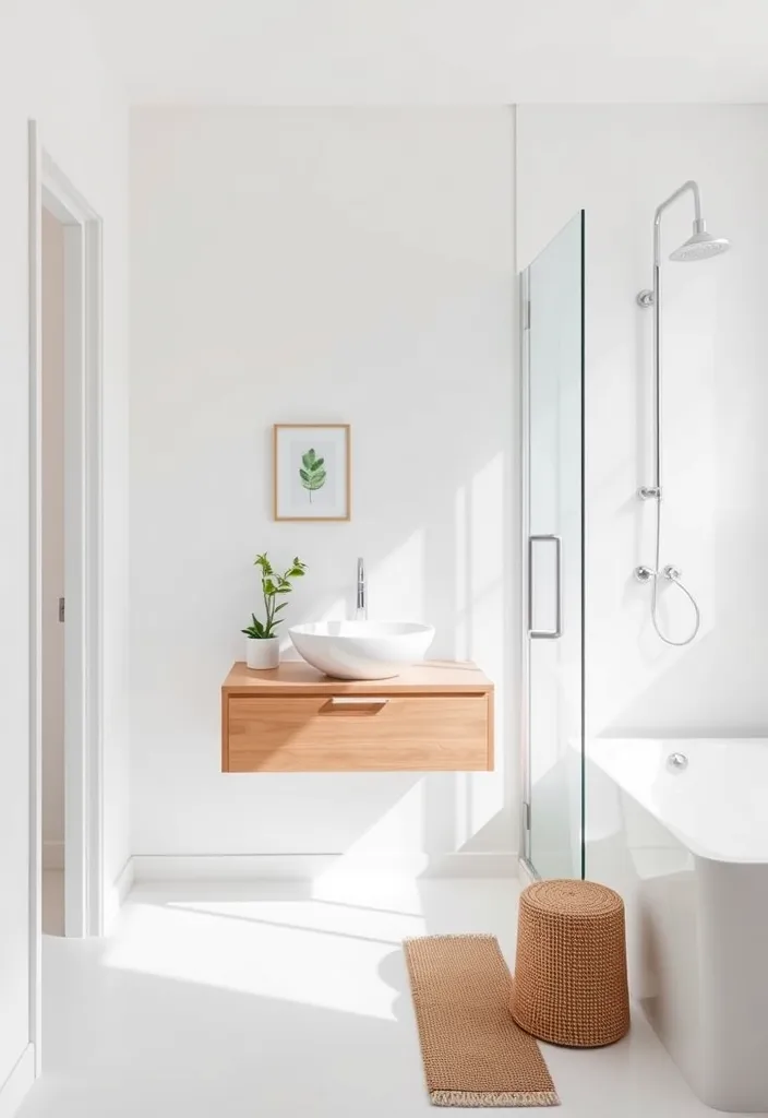 21 Modern Bathroom Ideas That Will Inspire Your Next Renovation 4 21 Modern Bathroom Ideas That Will Inspire Your Next Renovation (You Won't Believe #15!) - 1. Minimalist Chic