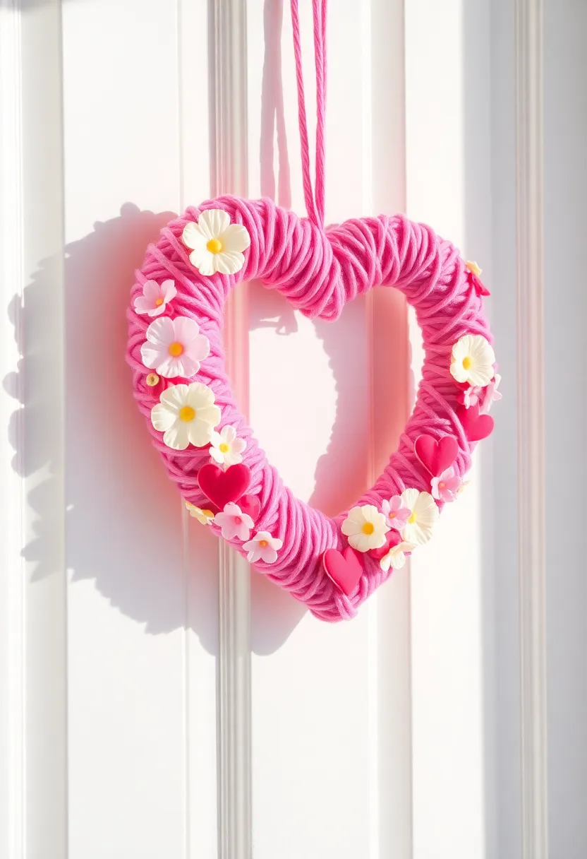 21 Easy DIY Valentine's Day Decorations That Will Fill Your Home with Love! 6 21 Easy DIY Valentine's Day Decorations That Will Fill Your Home with Love! - 3. DIY Heart Wreath