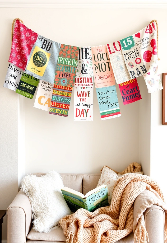 21 Home Aesthetic DIY Ideas That Will Instantly Elevate Your Space! 22 21 Home Aesthetic DIY Ideas That Will Instantly Elevate Your Space! - 19. DIY Fabric Banners