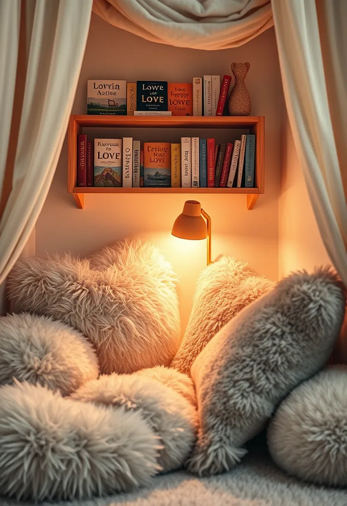 21 Valentine's Room Decor Ideas That'll Ignite Your Romantic Spirit 18 21 Valentine's Room Decor Ideas That'll Ignite Your Romantic Spirit (You Won't Believe #13!) - 15. Cozy Reading Nook
