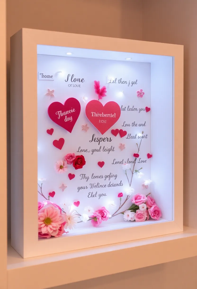 21 Easy DIY Valentine's Day Decorations That Will Fill Your Home with Love! 16 21 Easy DIY Valentine's Day Decorations That Will Fill Your Home with Love! - 13. DIY Valentine’s Day Shadow Box