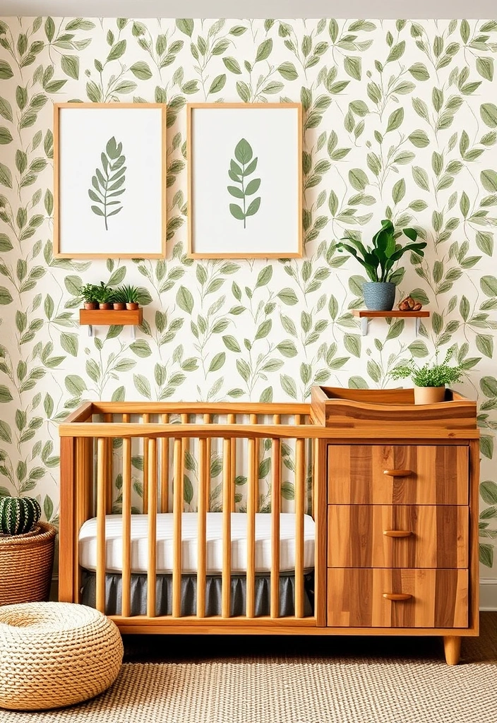 21 Modern Nursery Inspo Ideas That Will Leave You Speechless! 7 21 Modern Nursery Inspo Ideas That Will Leave You Speechless! - 4. Nature-Inspired Retreat