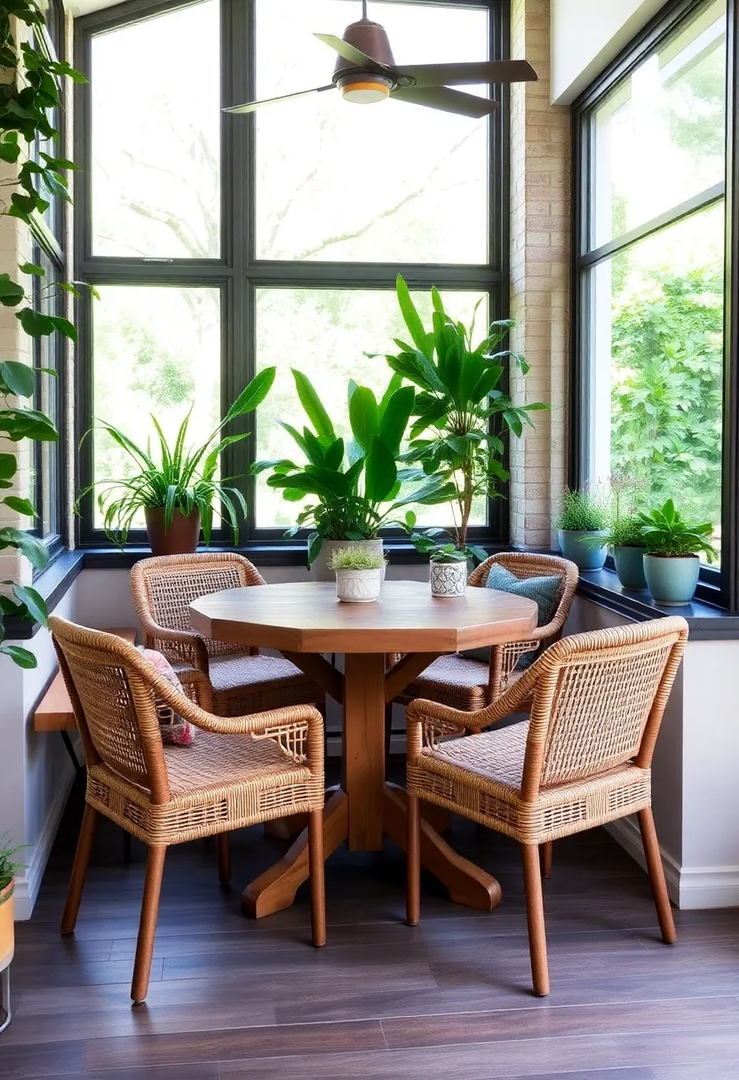 21 Corner Dining Nook Ideas That Will Transform Your Small Space Into a Cozy Retreat! 22 21 Corner Dining Nook Ideas That Will Transform Your Small Space Into a Cozy Retreat! - 19. Outdoor-Inspired