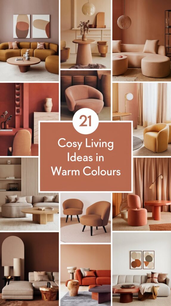 21 Cosy Living Room Ideas in Warm Colours That Will Melt Your Heart! 29