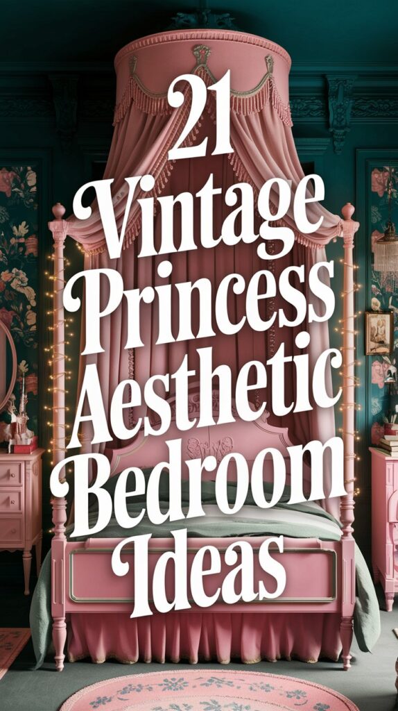 21 Vintage Princess Aesthetic Bedroom Ideas 2