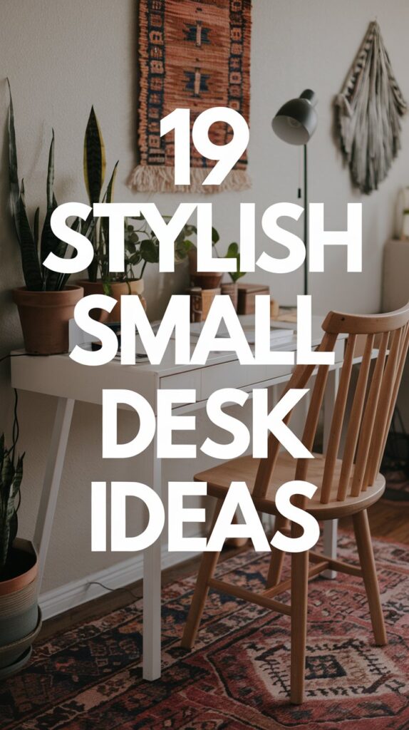 19 Stylish Small Desk Ideas Perfect for Tight Spaces 1
