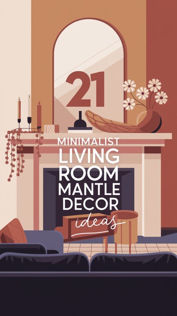 21 Minimalist Living Room Mantle Decor Ideas That Scream Elegance! 3