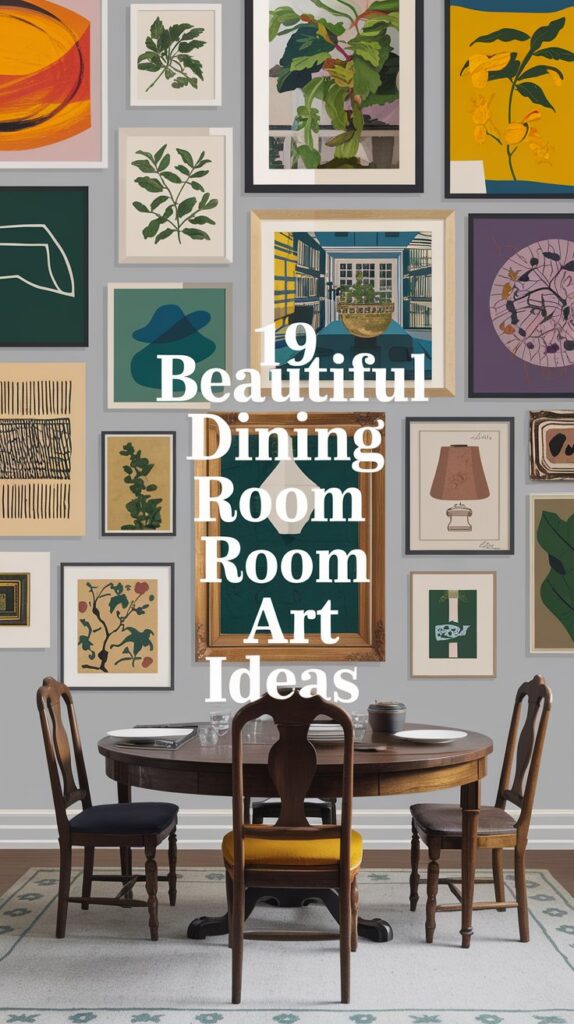 19 Beautiful Dining Room Art Ideas To Decorate Your Space 2
