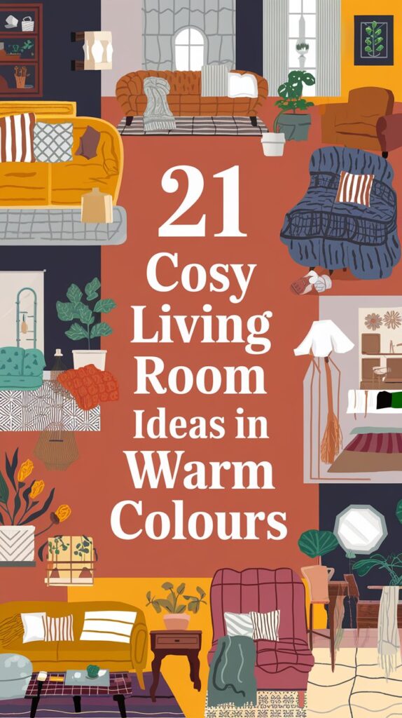 21 Cosy Living Room Ideas in Warm Colours That Will Melt Your Heart! 4