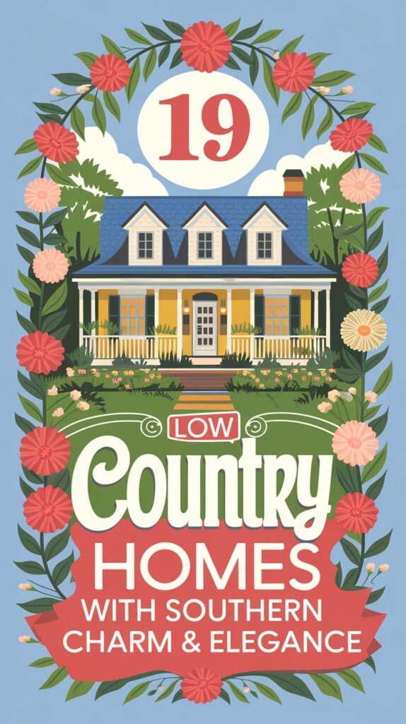 19 Low Country Homes With Southern Charm & Elegance 2