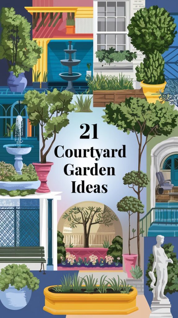 21 Courtyard Garden Ideas That Will Transform Your Small Space into a Lush Paradise! 25