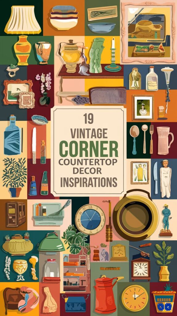 19 Vintage Corner Countertop Decor Inspirations That Will Take You Back in Time! 28