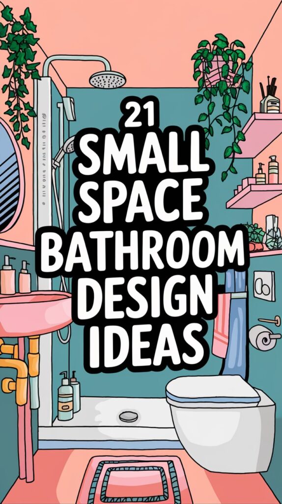 21 Small Space Bathroom Design Ideas 1