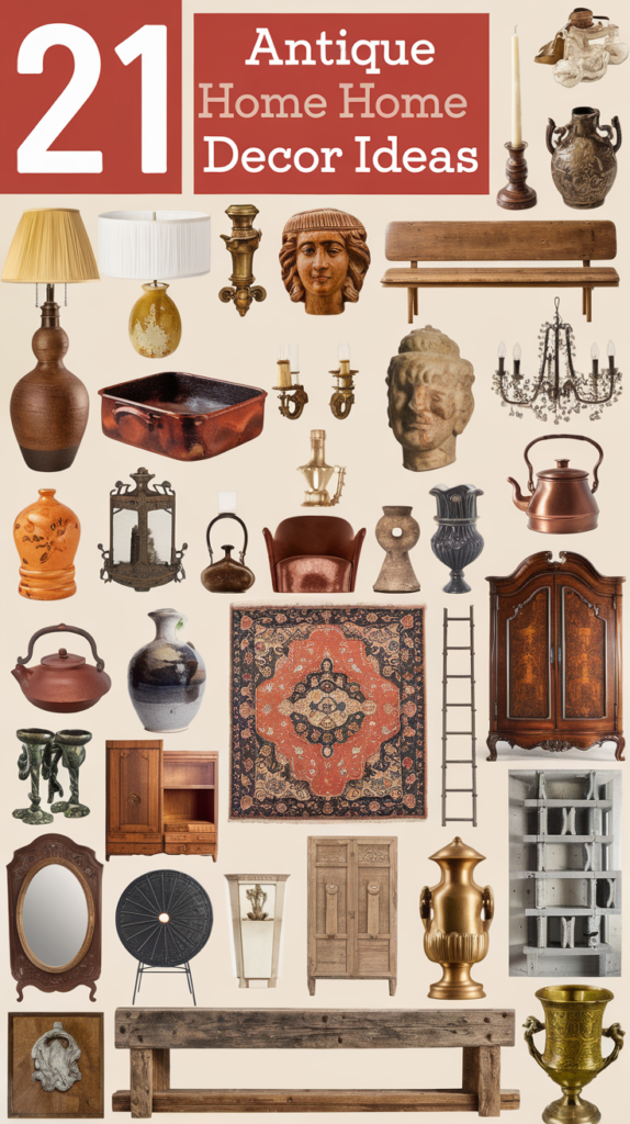 21 Antique Home Decor Ideas That'll Give Your Living Room Timeless Charm 4