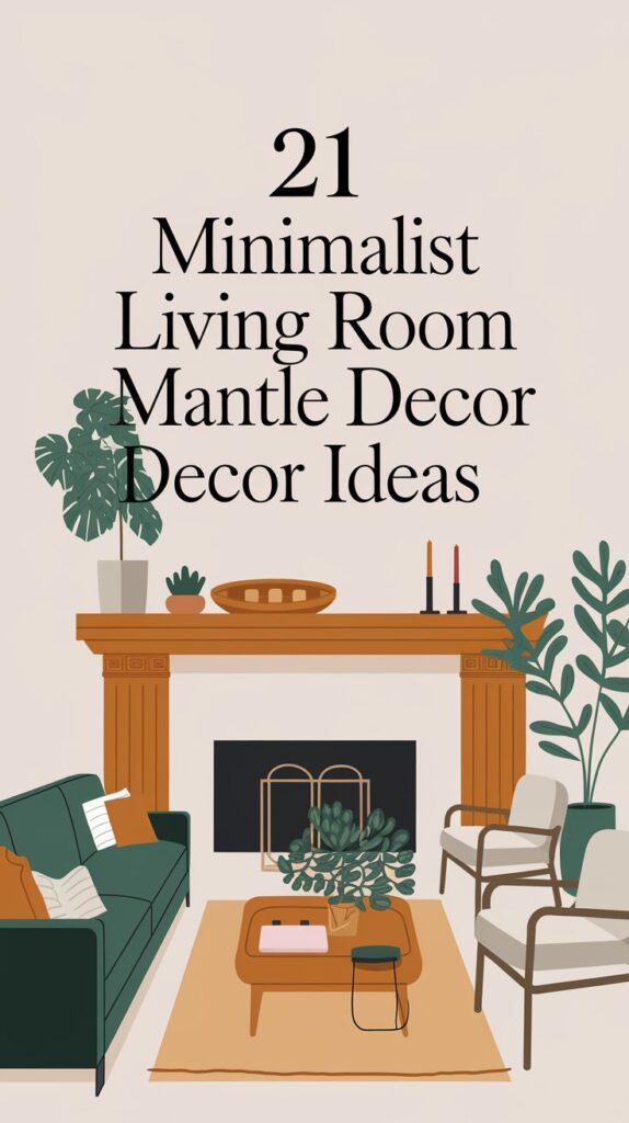 21 Minimalist Living Room Mantle Decor Ideas That Scream Elegance! 2