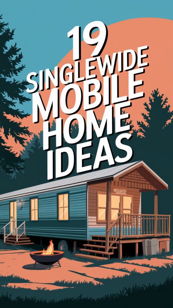 19 Singlewide Mobile Home Ideas For A Cozy & Chic Upgrade 2