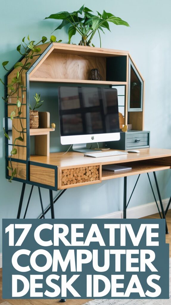 17 Creative Computer Desk Ideas to Transform Your Home Office 7