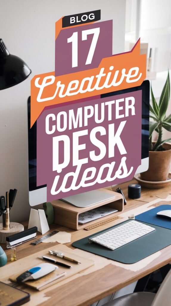 17 Creative Computer Desk Ideas to Transform Your Home Office 9