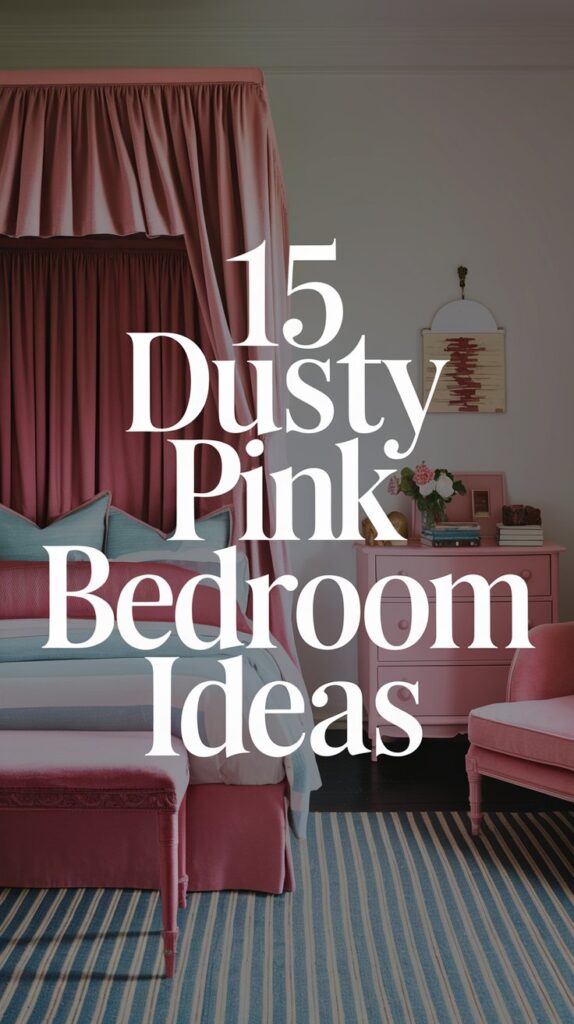 15 Dusty Pink Bedroom Ideas For A Soft & Elegant Vibe 2