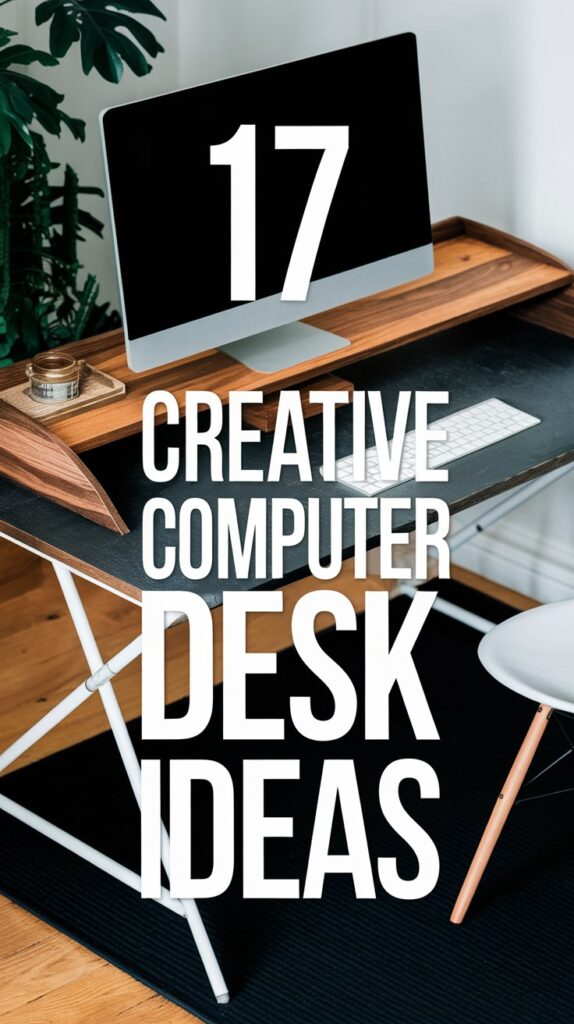 17 Creative Computer Desk Ideas to Transform Your Home Office 1