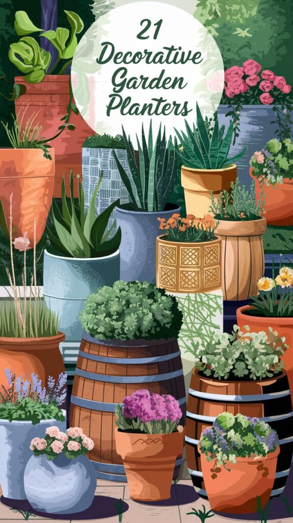 21 Decorative Garden Planters That Will Make Your Neighbors Jealous 26