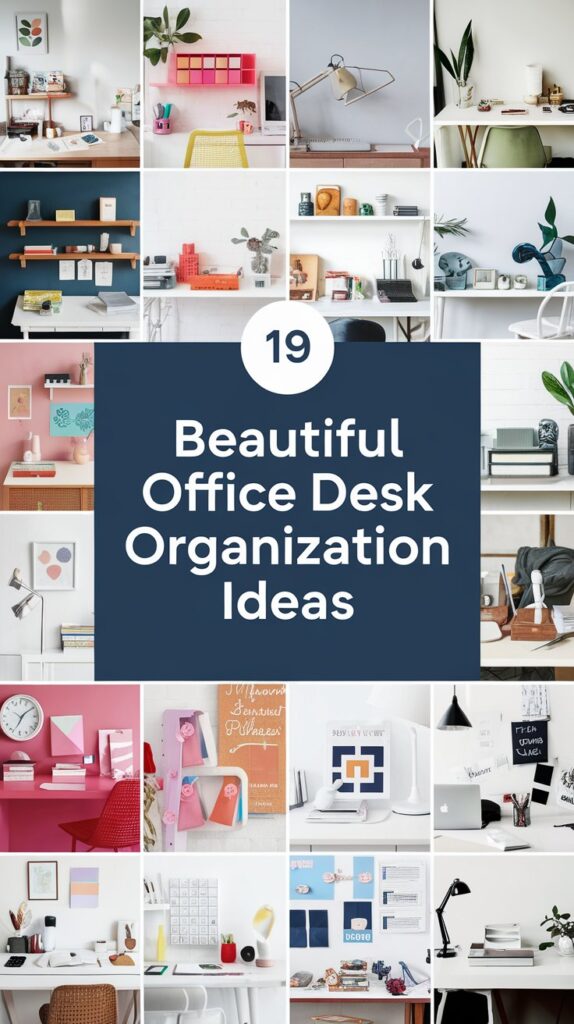 19 Beautiful Office Desk Organization Ideas For Your Space 6