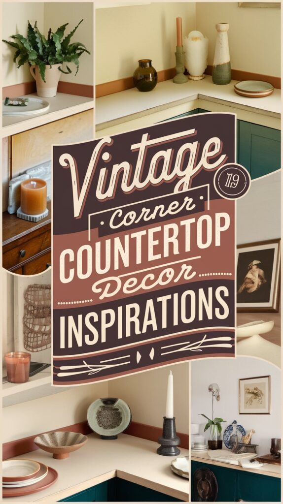 19 Vintage Corner Countertop Decor Inspirations That Will Take You Back in Time! 24