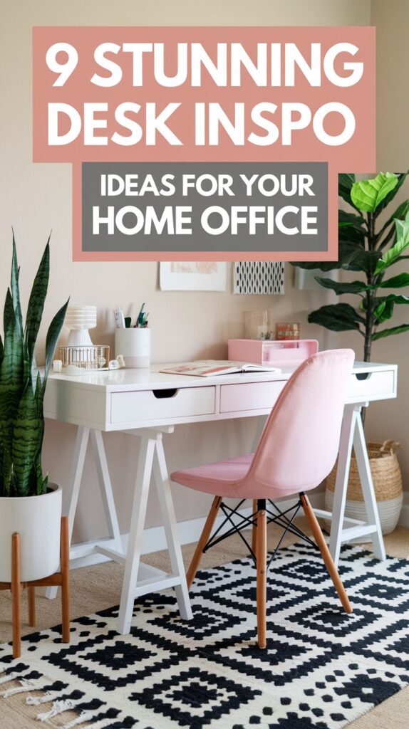 9 Stunning Desk Inspo Ideas For Your Home Office 2