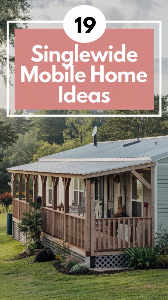 19 Singlewide Mobile Home Ideas For A Cozy & Chic Upgrade 14
