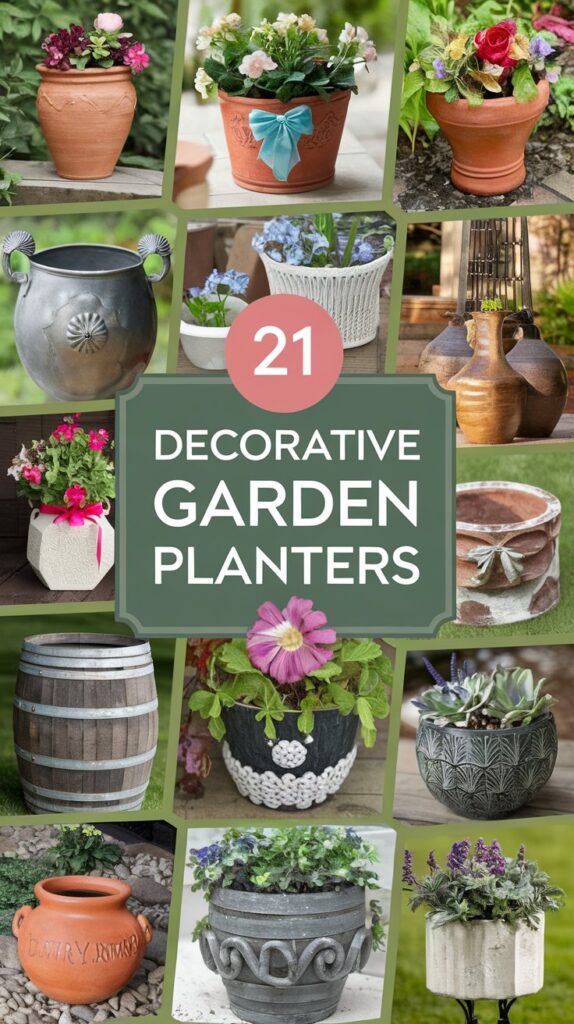 21 Decorative Garden Planters That Will Make Your Neighbors Jealous 3